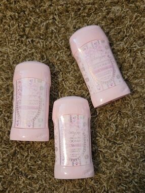 Amber Glow Pink Vanilla Scented Deodorant Stick - 3 Pack